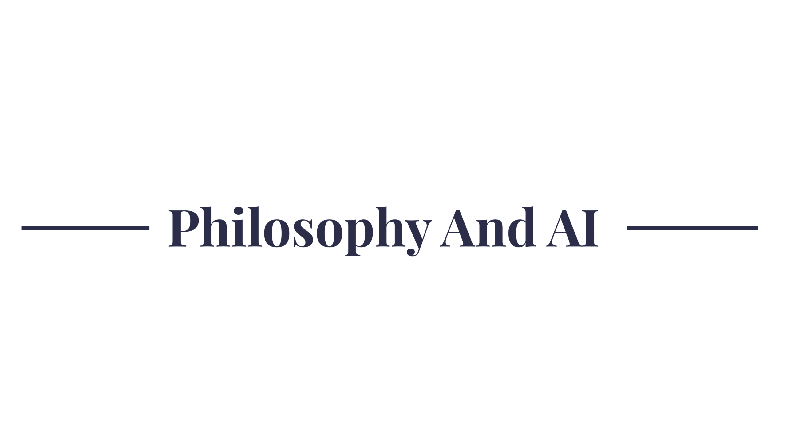 Philosophy-And-AI